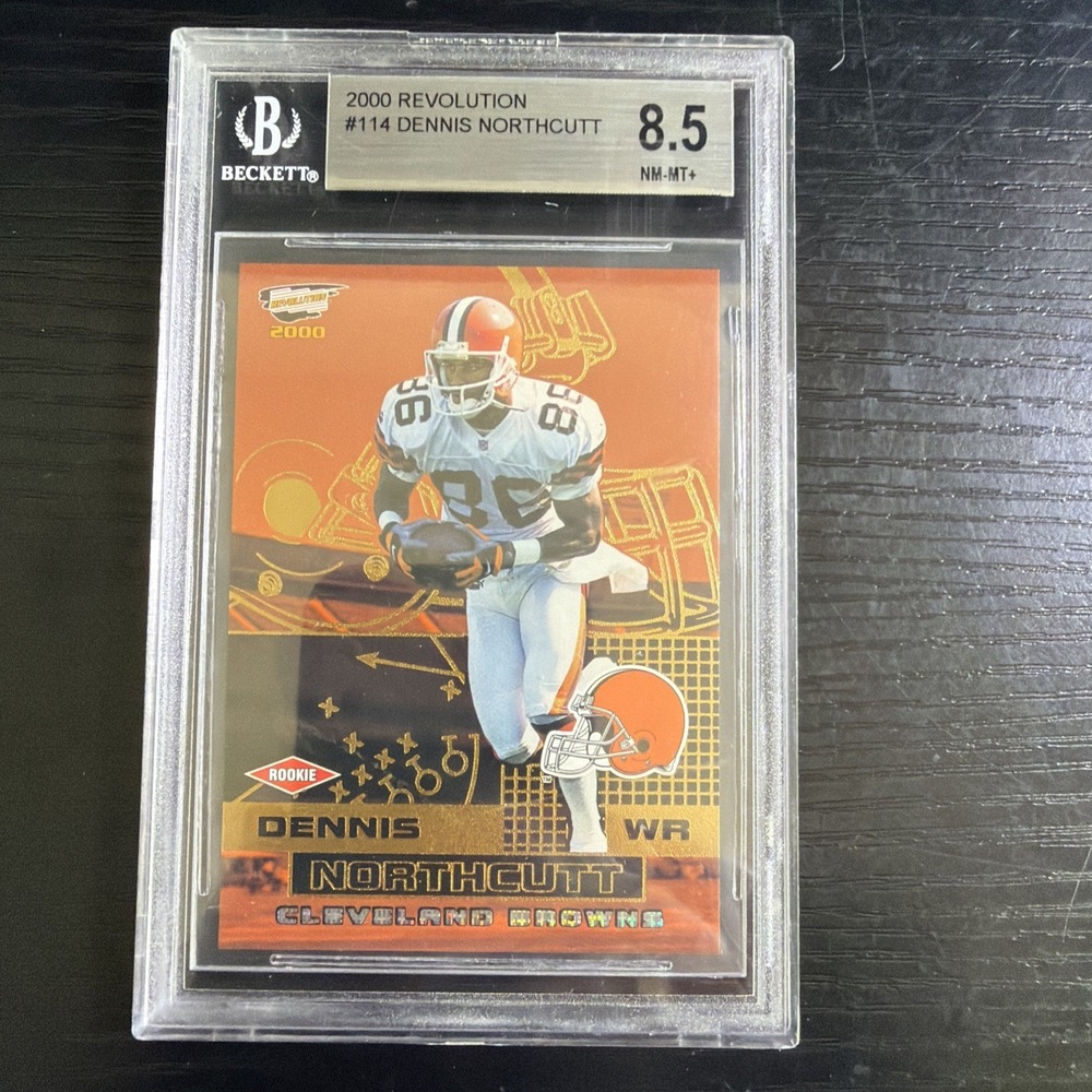 2000 Revolution Dennis Northcutt RC #114 /300 BGS 8.5 Browns Rookie